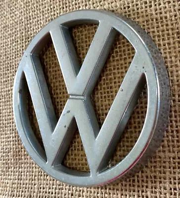 Vintage VW Badge Round Emblem 321.853.601 For Golf Cabriolet Vanagon Etc. • $24