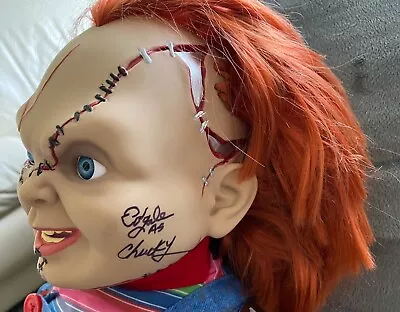 Ed Gale Chucky Child's Play Good Guys Life Size Doll Signed Autographed PSA E • $3097.16