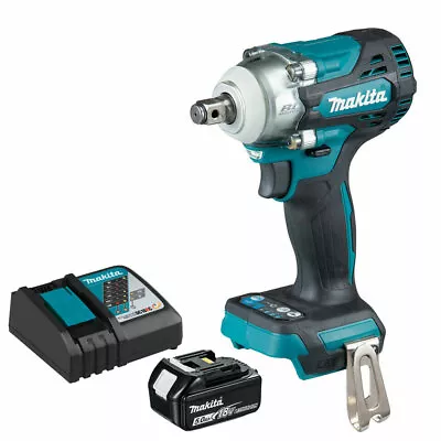 Makita DTW300Z 18V LXT Brushless Impact Wrench With 1 X 5.0Ah Battery & Charger • £302