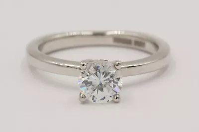 NEW  A Jaffe Platinum Diamond Engagement Ring MES308/67  Semi-Mount • $1495