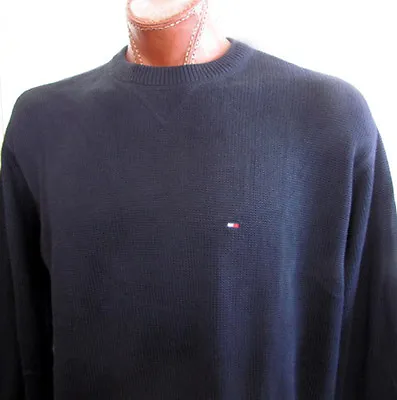 NWT Tommy Hilfiger Crewneck Sweater Dark Blue Size XS • $29.95