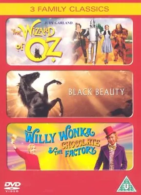 £4.24 • Buy Willy Wonka And The Chocolate Factory/Wizard Of Oz/Black Beauty DVD (2004) Sean