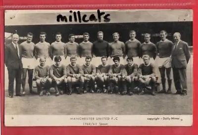 Manchester United Football Team. Daily Mirror Rp   1964/5 Season • £95
