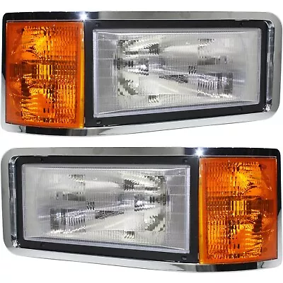 Halogen Headlight Set For 1991-2007 Mack CL Left & Right W/ Bulb(s) Pair • $215.40