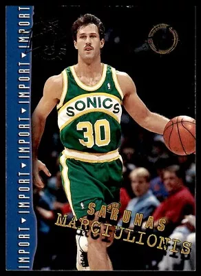 1994-95 Stadium Club 1st Day Issue Sarunas Marciulionis Seattle SuperSonics #304 • $1.98