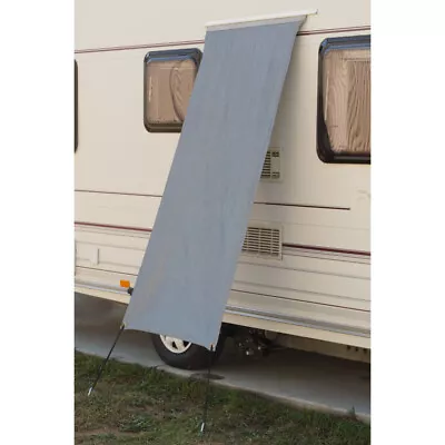 Caravan Fridge Vent Screen Shade 1830 X 810mm W/ Pegs & Ropes Camping Outdoor RV • $55.85