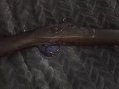 Vintagel Black Powder Rifle Stock And Lock 19c (1800's) • $75