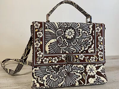 Vera Bradley Julia Slate Blooms Convertible Handbag To Shoulder Bag…. Retired • $16.50