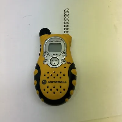 Motorola Talkabout T5950 Yellow Portable 22-Channel Radio. For Parts Only. • $7