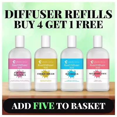 Reed Diffuser Oil Refill  Large Range Of Scents Home Fragrance 50ml • £4.78