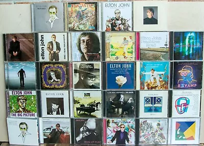 31 CD Lot ALL Elton John Titles.   INSTANT COLLECTION • $68