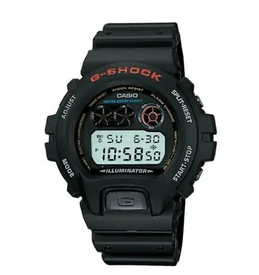 CASIO DW6900-1V Mens Classic G-SHOCK Black Resin Digital Chronograph Sport Watch • $54.40