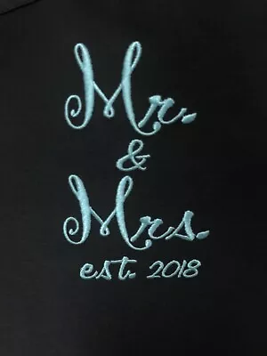 Personalized Apron With “Mr. & Mrs.”  With Custom “est. Date” • £24.13