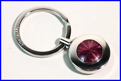 Montblanc Etoile Round Violett Colored Enamel & Platin Finished Keyring • $299