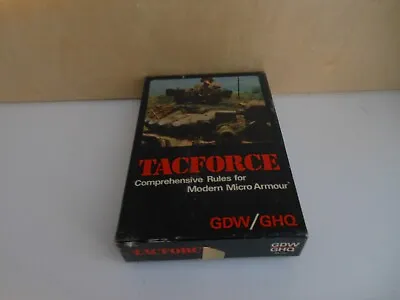Tacforce Miniatures Rules For Micro Armor GDW/GHQ 1980 & GHQ 1/285 70's Tanks 38 • $112.49