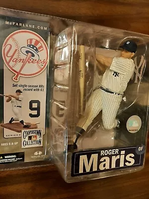 NY Yankees Roger Maris McFarlane Action Figure MLB Cooperstown Series 4 Clear Pl • $36