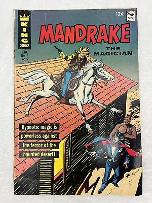 Vintage 1967 KING Comics MANDRAKE THE MAGICIAN #3 Comic Book The Doomsday Man • $12.49