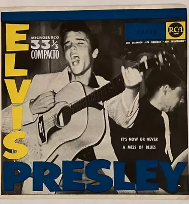 Rare Elvis Compact 33 Its Now Or Never Spain!  Ex+ • $189.99