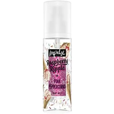 Impulse Body Mist Spray Raspberry Ripple And Pink Peppercorns 150ml • £5.58