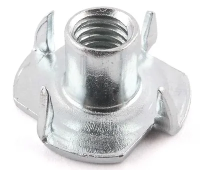 £2.19 • Buy Climbing Wall Holds Fixing T Nuts Tee Nut 4 Pronged M10 Zinc Plated In & Outdoor