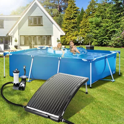 Solar Pool Heater Above Ground Pool Heater With 2 Adapters Swimming Pool • $180.99