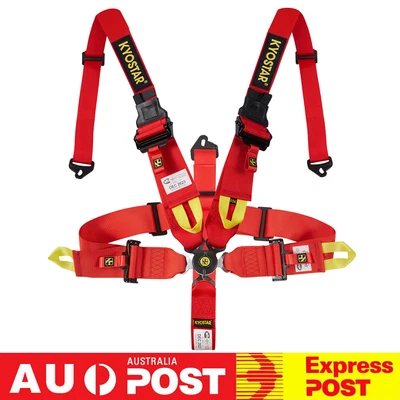 $175.99 • Buy SFI 16.1 5-Point Cam Lock Quick Release Seat Belt Safety Harness Nylon Universal