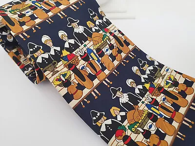 Keith Daniels 'Pilgrims & Indians' Thanksgiving Themed Novelty Tie Necktie • $15