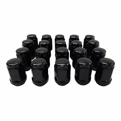 20 X Extreme 1/2  35mm 19mm Hex Black Acorn Wheels Nut Mag Steel Fit Ford Falcon • $42.95