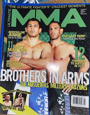 ULTIMATE MMA Magazine May 2010 Back Issue UFC Nogueira Brothers Pride FC GP • $14.99