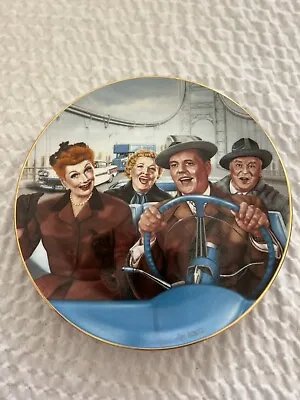  THE BIG SQUEEZE  Porcelain Plate ' I Love Lucy Collection' By Jim Kritz • $19.99