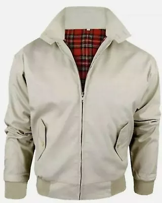 £18.99 • Buy Mens Harrington Styl Retro Scooter 1970's Vintage Bomber Jacket Mod Coat Top