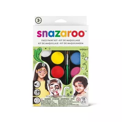 Snazaroo Childrens Face Paint Make Up Kits With Guide Boys Girls Halloween • £12.99