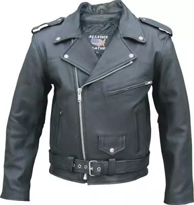 Men Naked Cowhide Leather Jacket • $229