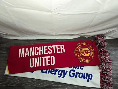 1997 Manchester United / Renewable Energy Group Scarf Pre Owned • $14.99