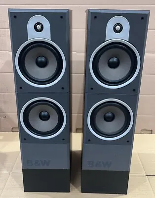 B&W DM580 Bowers Wilkins 150W Floor Standing Speakers Audiophile Made In England • £335
