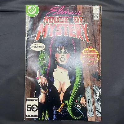 Vintage 1986 Dc Comics Elvira's House Of Mystery #1 Brian Bolland Cover VF+ • $24.99