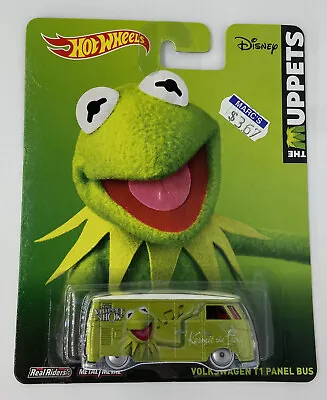 Hot Wheels 2014 The Muppets Kermit Volkswagen T1 Panel Bus • $120