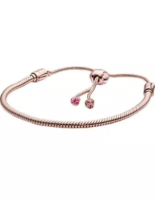 Pandora Peach Blossom Moments Slider Bracelet 19cm RRP £225 DISCONTINUED • £9.95