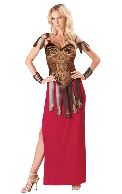 Womens Gorgeous Gladiator Warrior History Roman Greek Fancy Dress Costume • £29.99