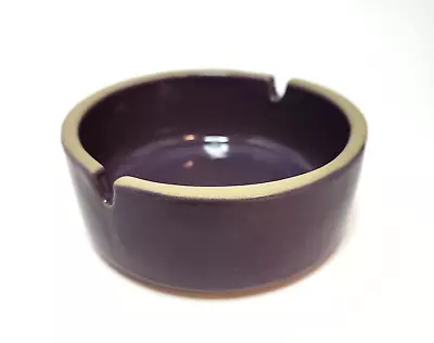 Vintage Great American Stoneware Factory Rare PURPLE Ashtray Western Stoneware • $40