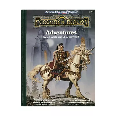 TSR Forgotten Realms Forgotten Realms Adventures (1st) VG+ • $75