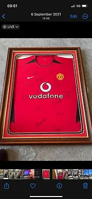 Manchester United Signed FA Cup Winner Shirt. • £150