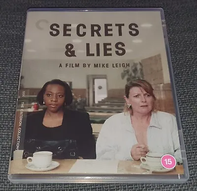 Secrets & Lies Blu-Ray UK PAL Region B And Mike Leigh The Criterion Collection • £15.99