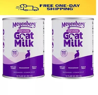 (2 Pack) Meyenberg Evaporated Goat Milk- 12 Fl Oz Free Shipping • $12.95