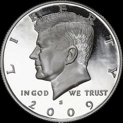 $19.98 • Buy 2009 S Kennedy Half Dollar 90% SILVER Gem Deep Cameo PROOF  Beautiful  Coin US