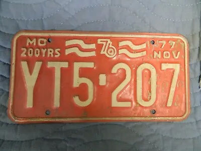 1976-7 Missouri License Plate • $15