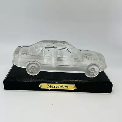 Hofbauer Lead Crystal Vintage Mercedes Benz Glass Model Car Sedan  • $30