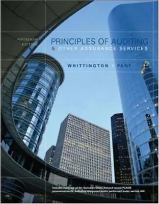 $3.99 • Buy Principles Of Auditing And Other Assurance Service