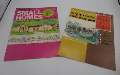 2 Vintage House Plans Books Small Homes Multi-Unit Homes MCM National Plan • $39.99