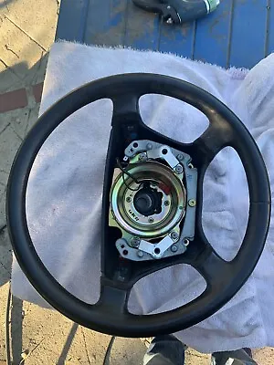 90-93 Mercedes R129 500SL 300SL Steering Wheel Brown OEM • $150